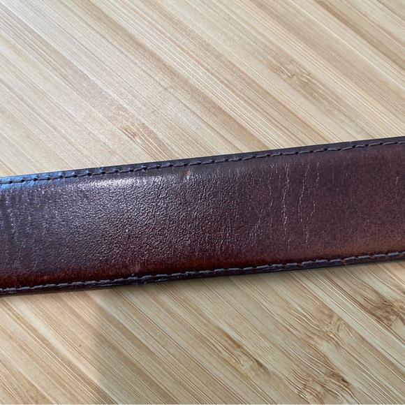 Campaign Top Grade Cowhide Dark Brown Leather Belt. Sz: 34" - Picture 6 of 7